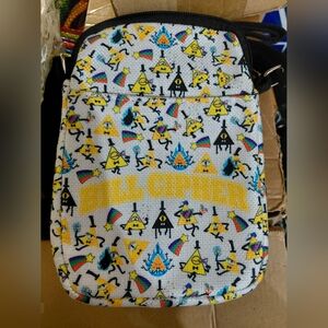 Bill Cipher Patterned Crossbody Bag